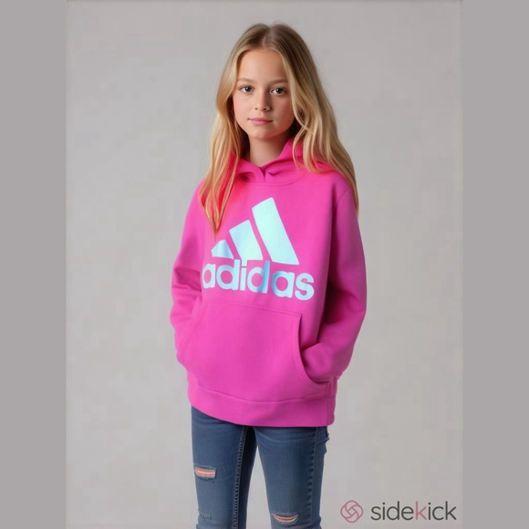Adidas Girls Size L Hoodie Pullover - Picture 1 of 10